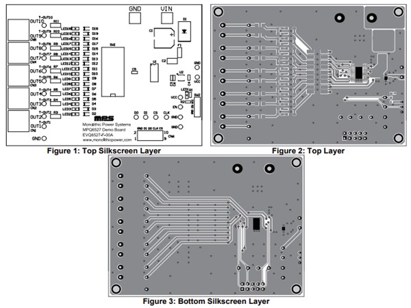 Monolithic Power Systems (MPS) EVQ6527-F-00A Evaluation Board